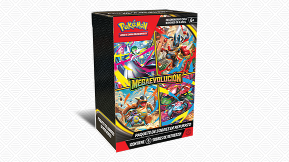 Paquete De Sobres De Refuerzo Megaevolucion Jcc Pokemon