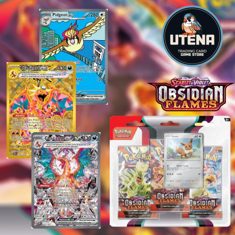 1x Pokémon TCG: Pack Obsidian Flames Checklane Blister – Inglés (Envío al azar)
