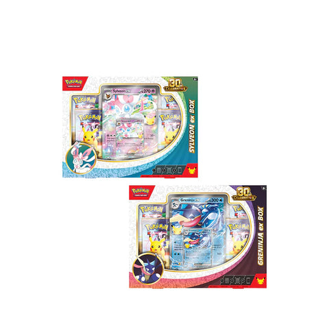 Pokemon TCG: 30th Celebration - ex Box (Sylveon ex or Greninja ex)