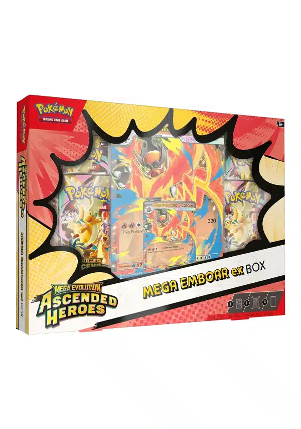 Pokémon TCG – Ascended Heroes – Mega Emboar Ex Box (ing)