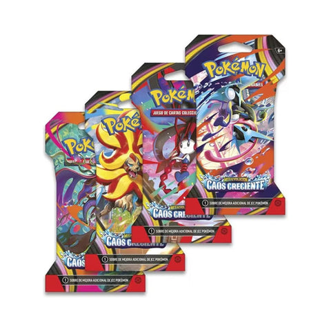 Pokemon Tcg Chaos Rising Sleeved Booster Esp