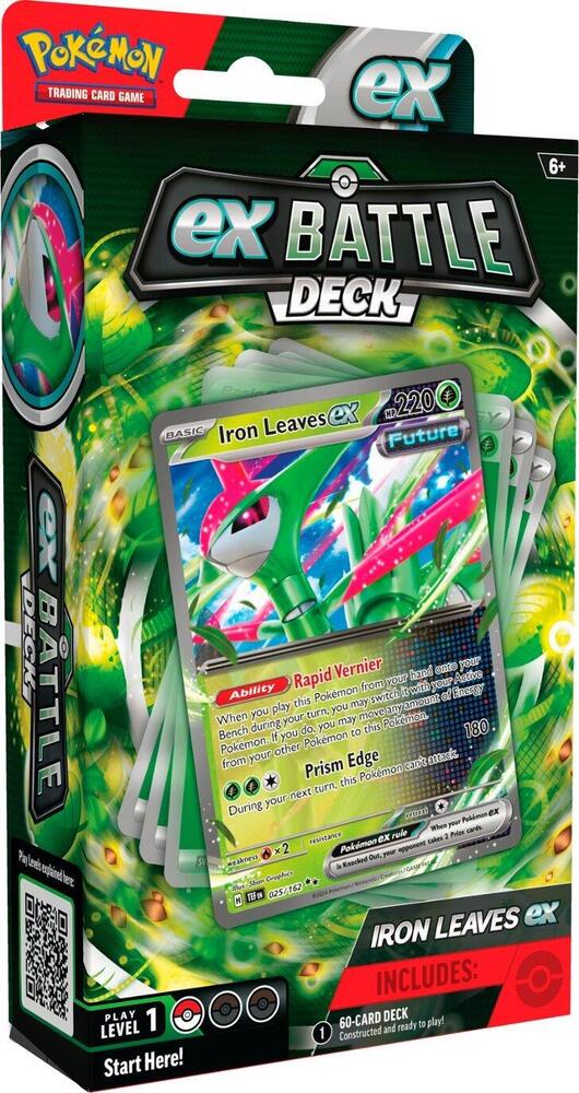 Pokémon TCG: Iron Leaves EX Battle Deck – Español