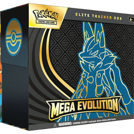 Pokémon TCG - Mega Evolution - Elite Trainer Box Lucarion (Inglés) Lucario