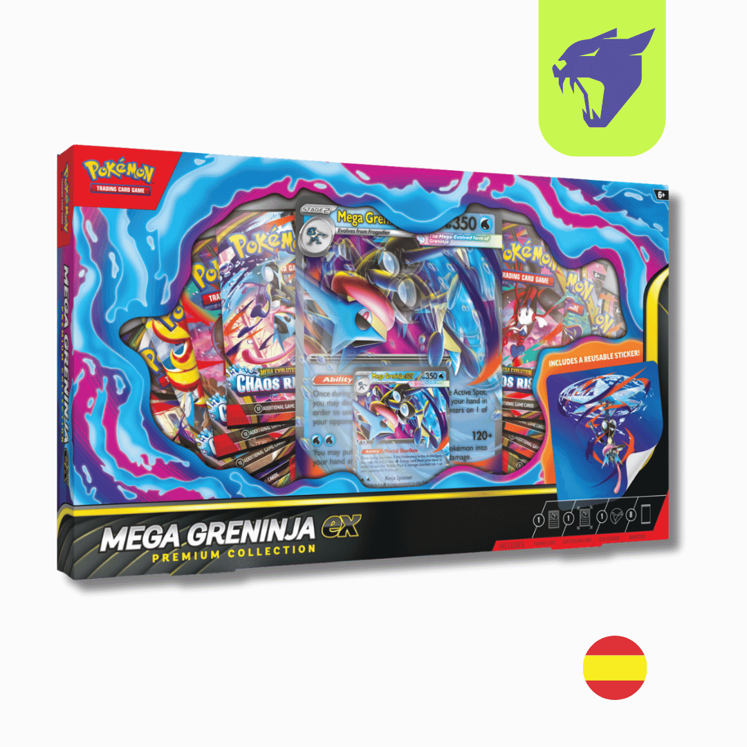 Pokemon TCG Mega Greninja ex Premium Collection Español