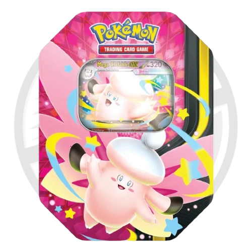Pokémon TCG: Mega Moonlit Tin (Mega Clefable)