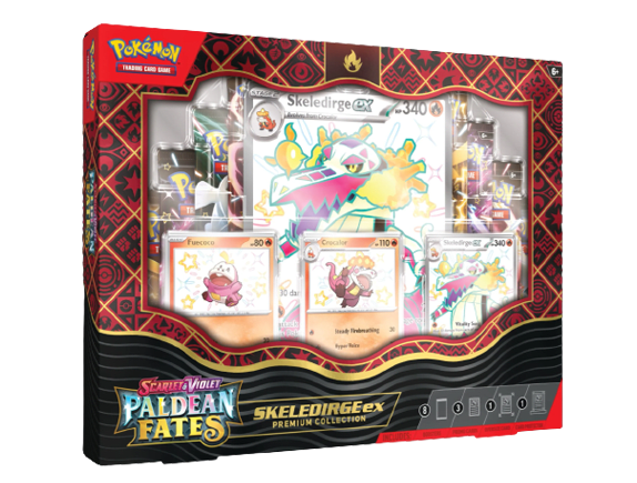 Paldean Fates Premium Collection Skeledirge ex Español