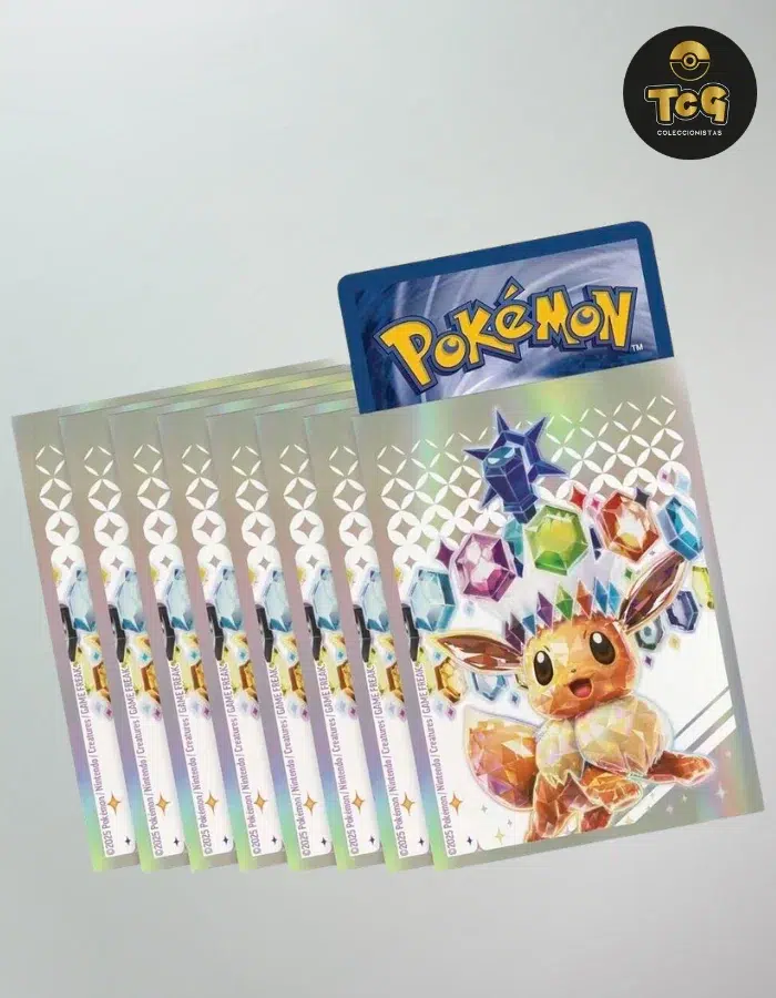 Pokemon TCG Prismatic Evolutions Elite Trainer Box Card Sleeves – Eevee (65 Pack) – Pokemon International Card Sleeves