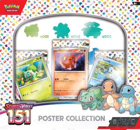 Pokémon TCG: Escarlata y Púrpura 151 Poster Collection Español