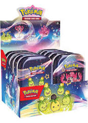 Pokémon TCG: Scarlet & Violet—Paldean Fates Mini Tin Case ingles l (10 unidades) [Reserva 1]