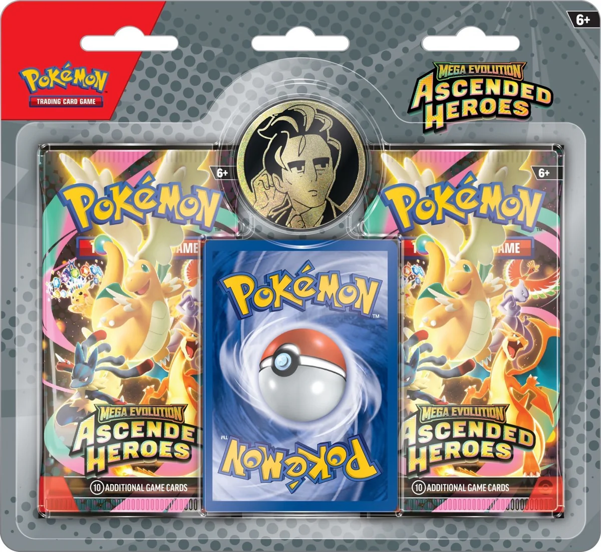 Pokemon TCG: Spanish Mega Evolution 02.5 Ascended Heroes- 2-Pack Collection Erika/Larry