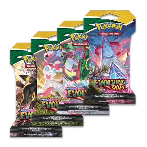 Pokemon TCG Sword & Shield - Evolving Skies Sleeved Booster Pack Inglés
