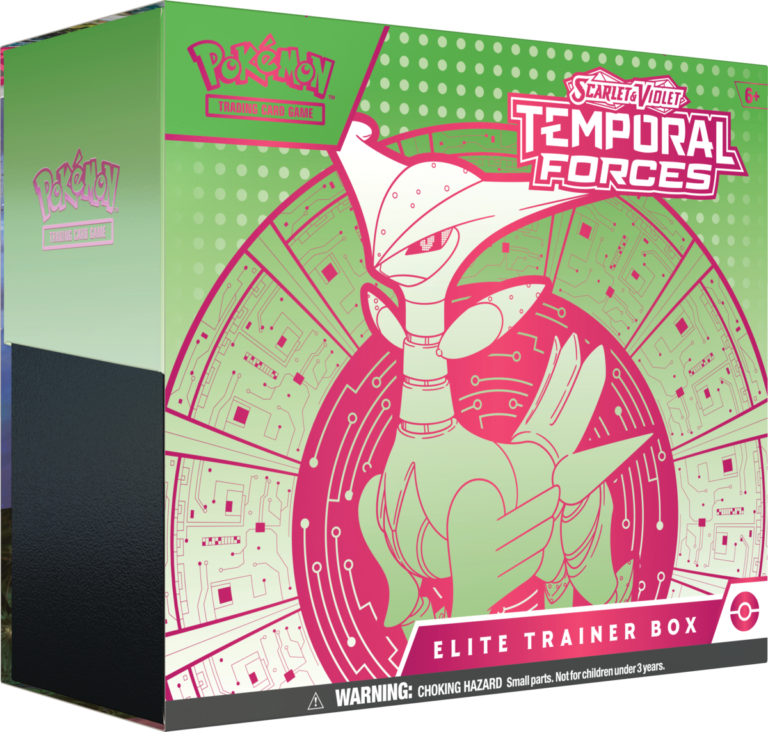 Pokémon: Temporal Forces Elite Trainer Box – Iron Leaves (inglés)