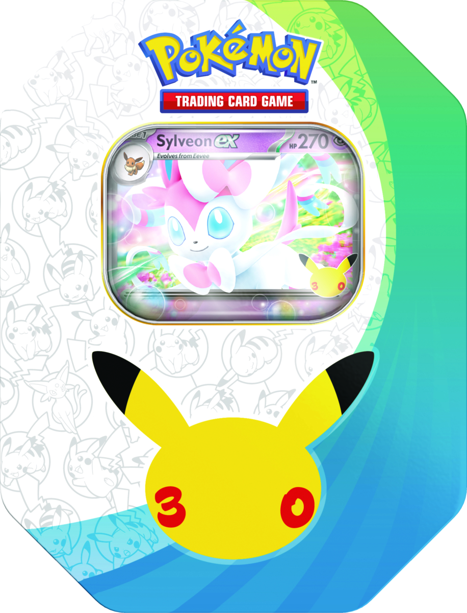 PREVENTA: POKEMON TCG 30TH CELEBRATION – EX TIN ENGLISH