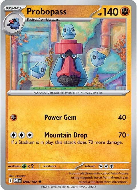 Probopass - 098/182 - Uncommon (Inglés NM)