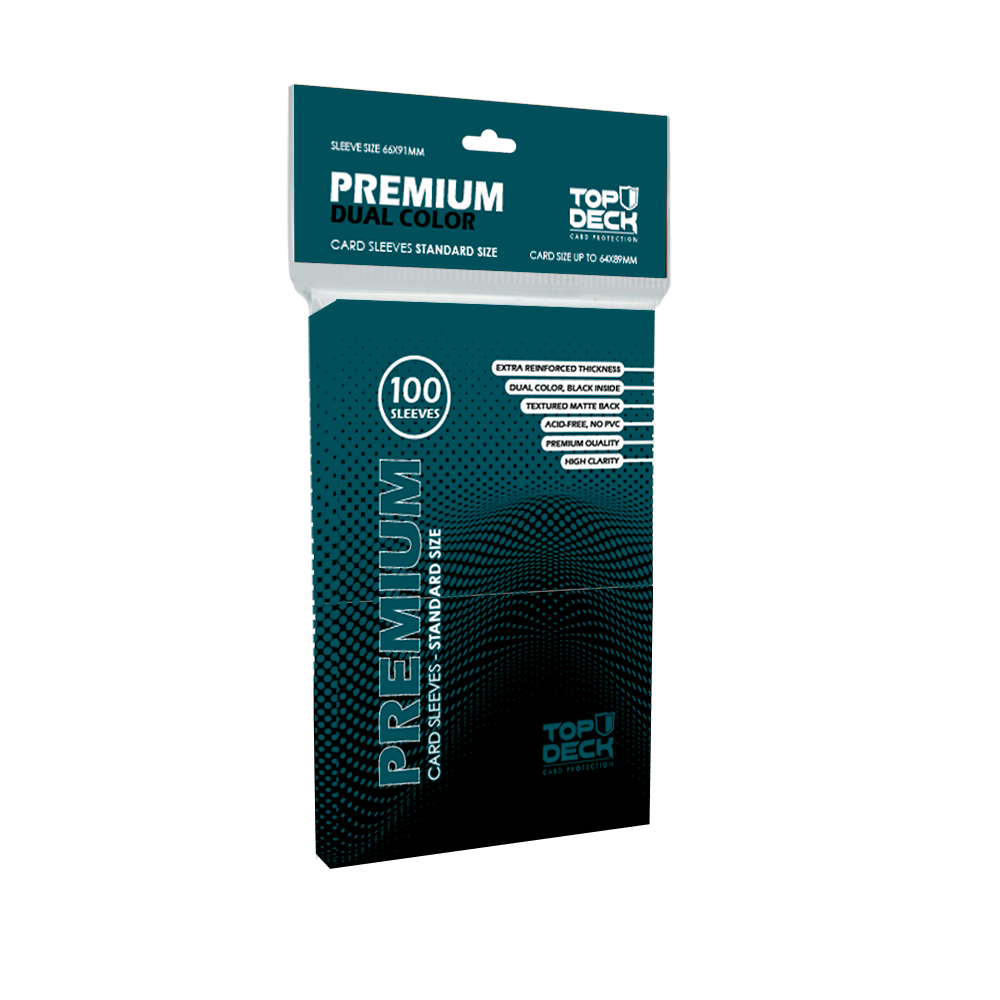 Protectores TopDeck premium standard negro
