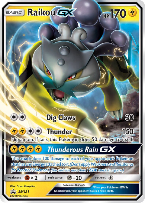Raikou-GX - SM121 - Promo (Inglés Foil NM)