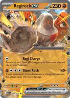 Regirock ex – Double Rare – 107/217 – Inglés