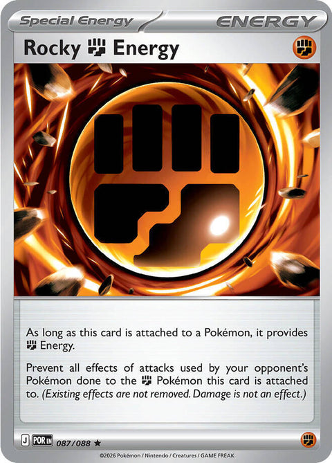 Rocky Fighting Energy - 087/088 - Rare (Inglés Reverse Holo NM)
