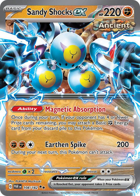Sandy Shocks ex - 108/182 - Double Rare (Inglés Foil NM)