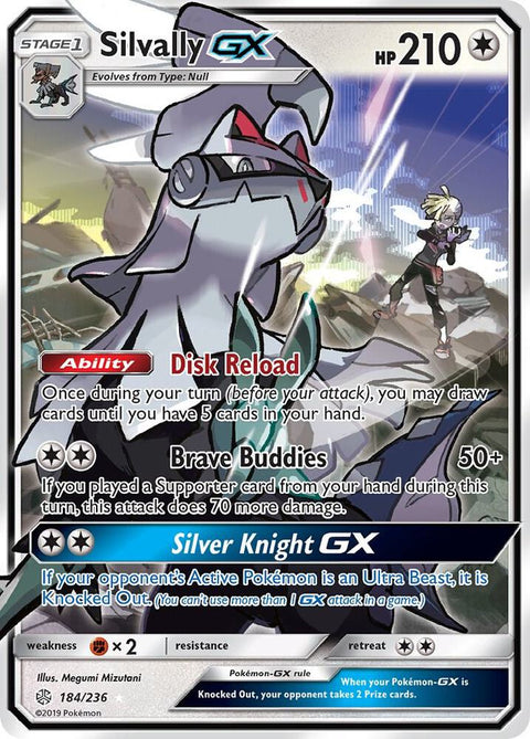 Silvally-GX - 184/236 - Rare Holo GX (Portugués Foil NM)