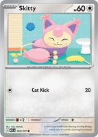 Skitty – Common Reverse Holo Pokeball – 165/217 – Inglés