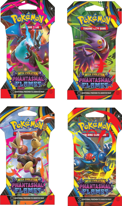 Sleeved Booster Pack Phantasmal Flames