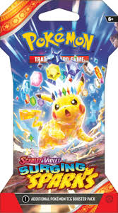 1x Pokémon TCG: Surging Sparks Sleeved Booster – Inglés