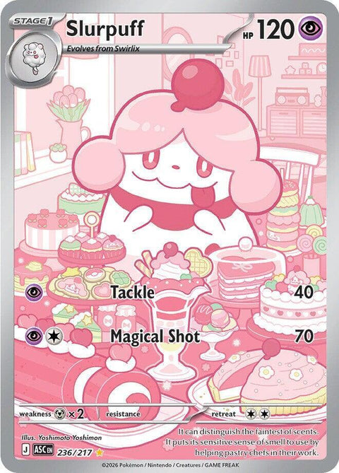 Slurpuff - 236/217 Ascended Heroes Illustration Rare