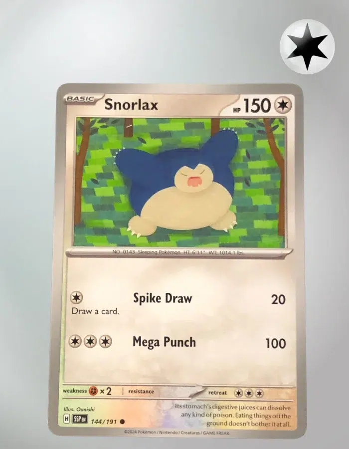 Snorlax 144/191 Surging Sparks