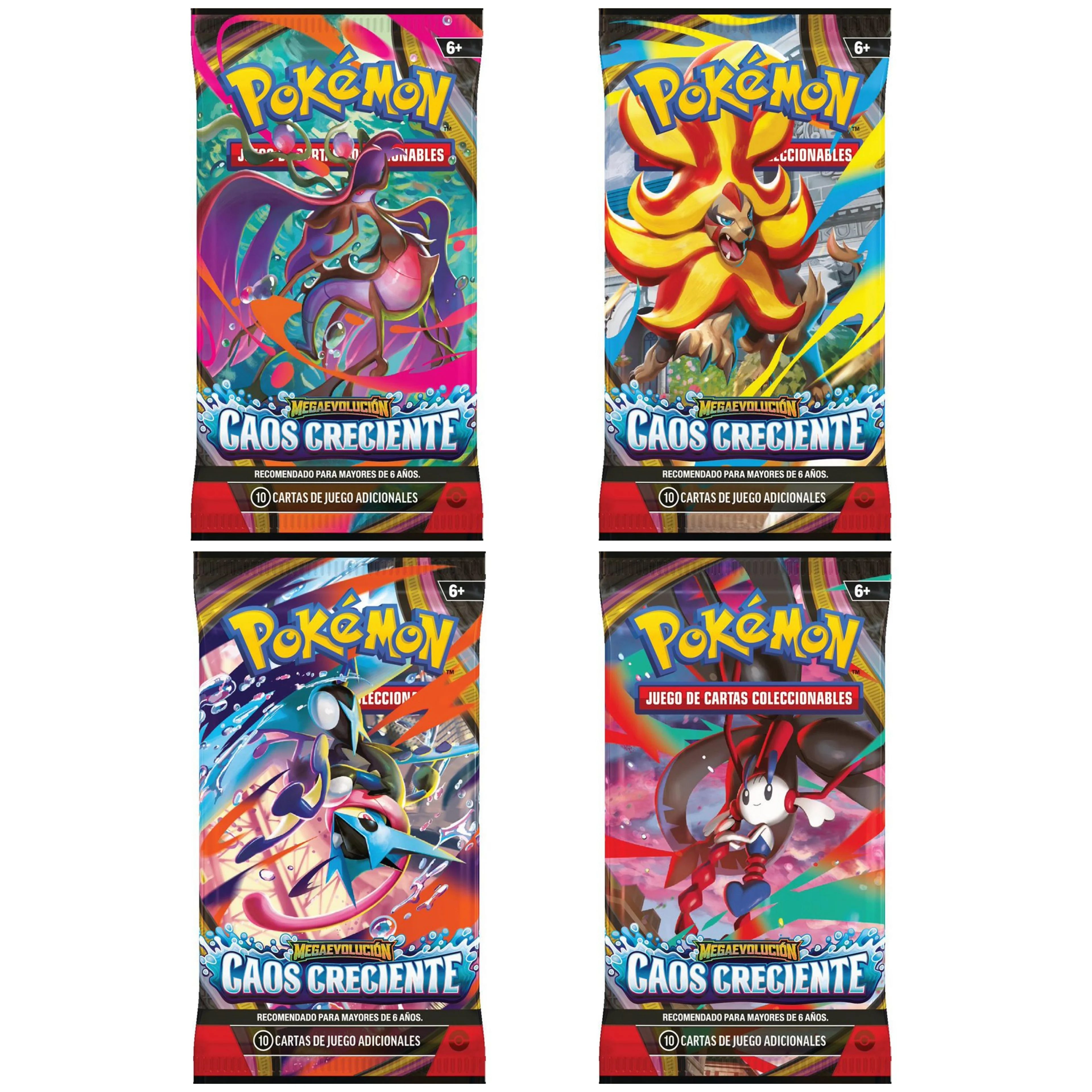 Pokémon: Caos Creciente Paquete De Sobres de Refuerzo