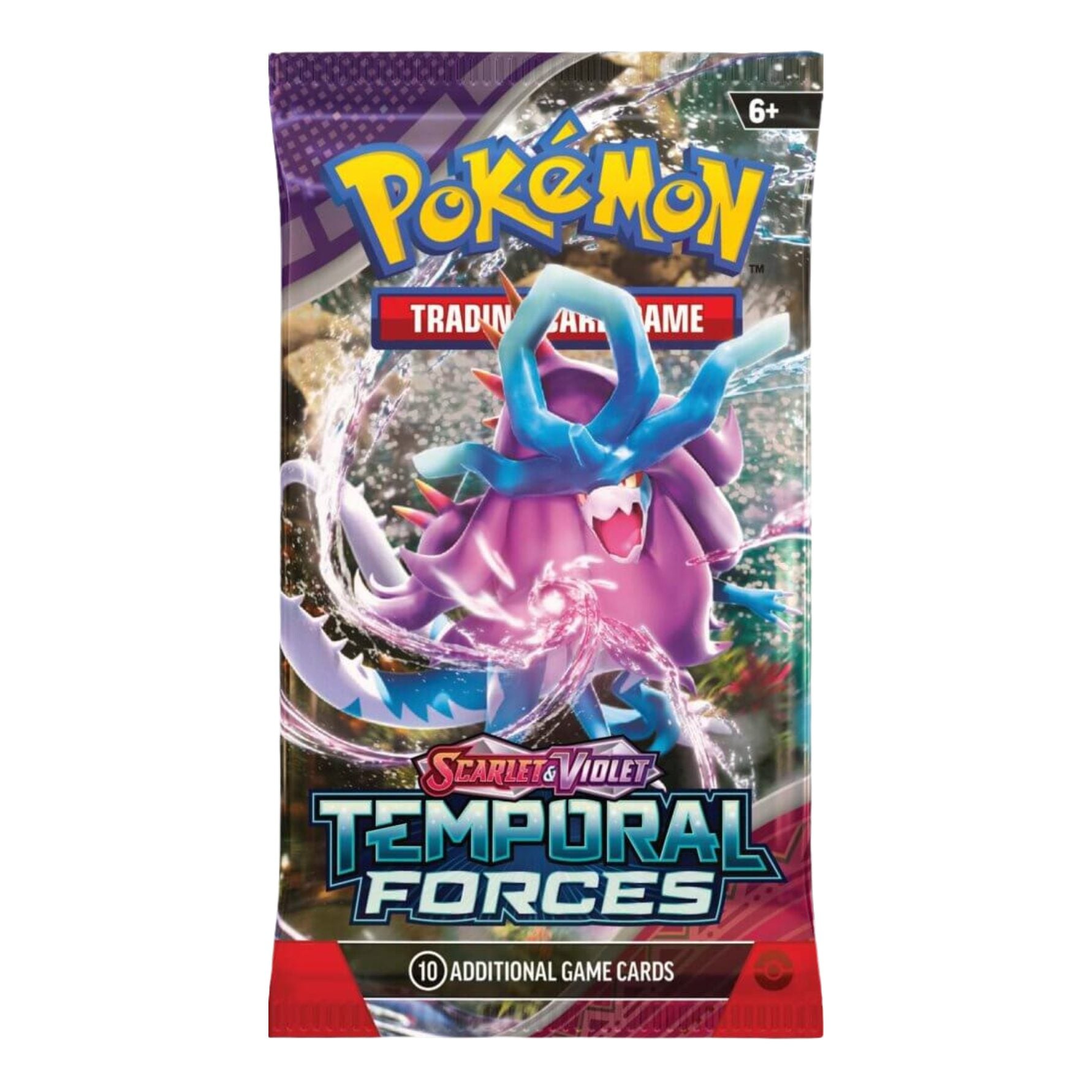 Pokémon TCG: Sobre Ganchera Temporal Forces - Inglés Ingles