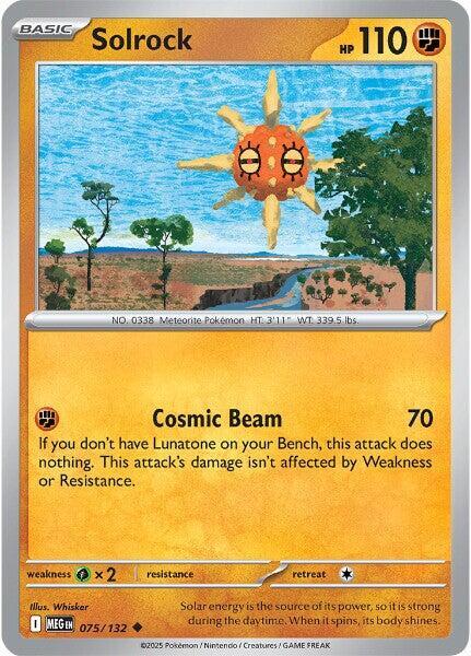 Solrock - 075/132 - Uncommon (Español NM)
