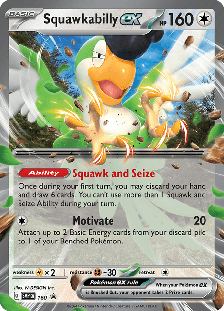 Squawkabilly ex – SVP160 – Promo - Español