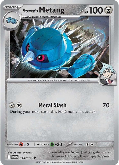 Steven's Metang - 144/182 - Uncommon (Inglés NM)