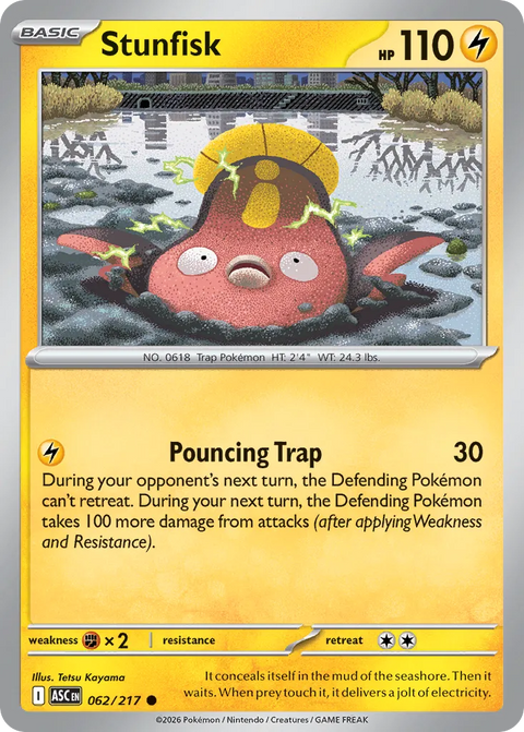 Stunfisk - 062/217 - Common