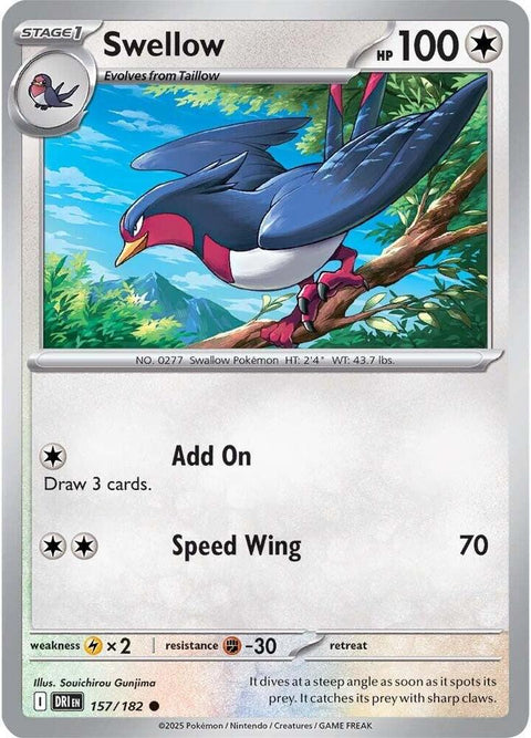 Swellow - 157/182 - Common (Español NM)