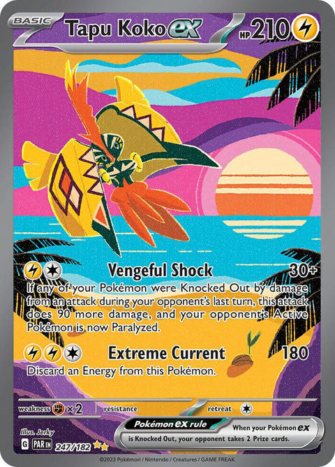 Tapu Koko ex - 247/182 - Special Illustration Rare (Español Foil NM)