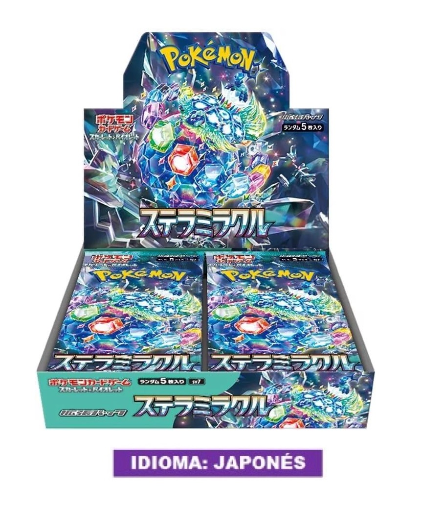 (TCG) – Caja de 30 sobres Pokemon – Stellar Miracle – (sv7) – JAP