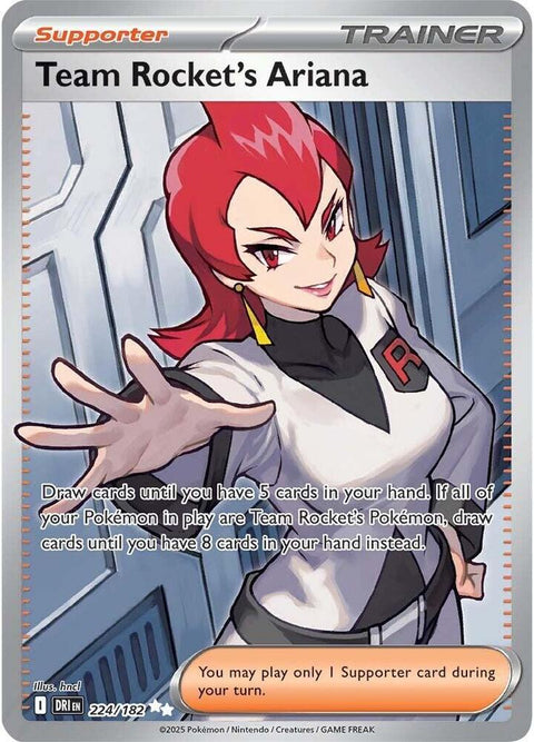 Team Rocket’s Ariana – 224/182 – Full Art Ultra Rare