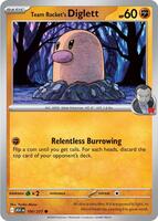 Team Rocket's Diglett - 100/217 - Common