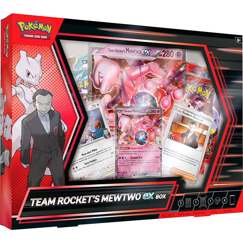 Team Rocket’s Mewtwo ex Box Español