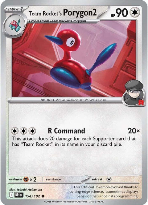 Team Rocket's Porygon2 - 154/182 Destined Rivals