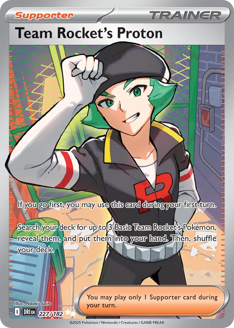 Team Rocket's Proton - 227/182 - Ultra Rare (Inglés Foil NM)