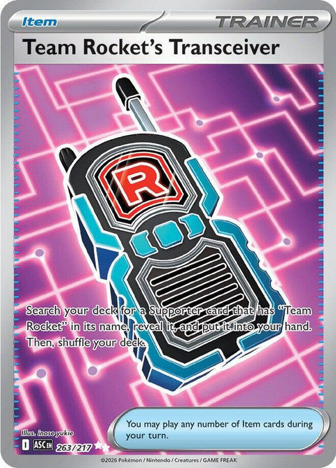 Team Rocket's Transceiver - 263/217 - Ultra Rare (Inglés Foil NM)
