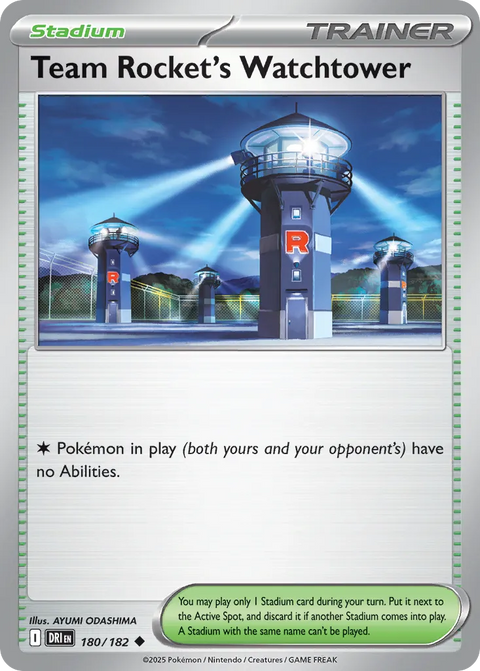 Team Rocket’s Watchtower – 180/182 – Uncommon