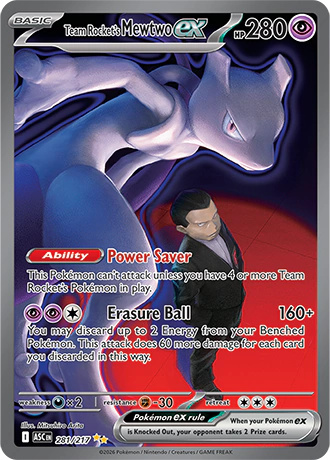 Team's Rocket Mewtwo EX [281/217]