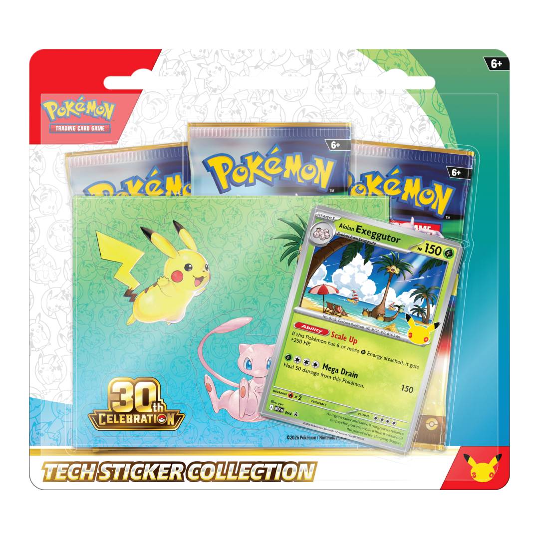 Tech Sticker Exeggutor Pokémon TCG: 30th Celebration INGLES
