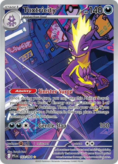 Toxtricity - 103/094 - Illustration Rare (Español Foil NM)