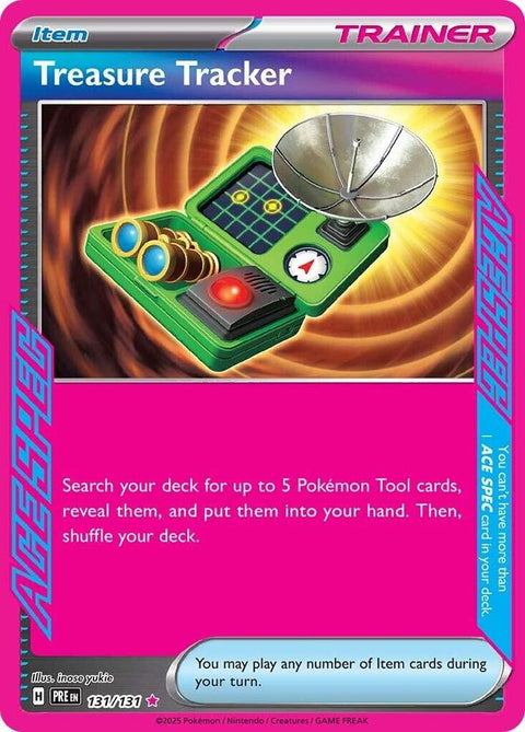 Treasure Tracker - 131/131 - ACE SPEC Rare (Español Foil NM)