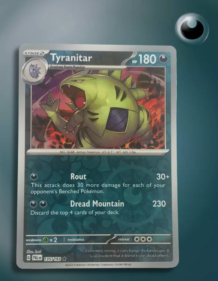 Tyranitar 135/193 Paldea Evolved